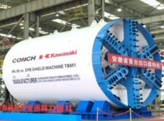 徽省初次出口盾构机帮力“一带一”沿线国度扶